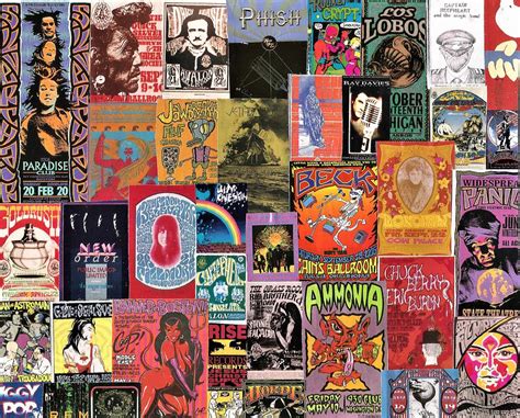 Classic Rock Poster Collage 8 Digital Art By Doug Siegel Pixels