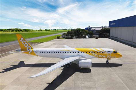 Scoot recibe su primer Embraer E190 E2 Hispaviación