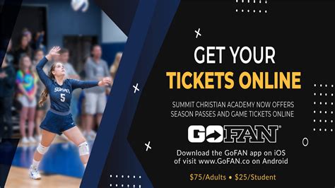Gofan Athletic Tickets Summit Christian Academy