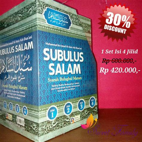 Jual Buku Terjemah Kitab Subulus Salam Syarah Bulughul Maram Shopee