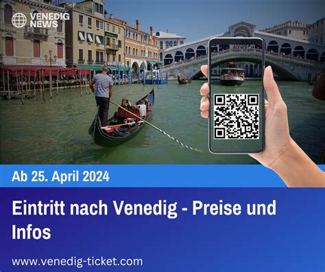 Eintritt Nach Venedig Preise Und Infos Venedig Magazin