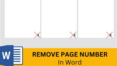 How To Remove Page Number In Word IN UNDER 1 MINUTE YouTube