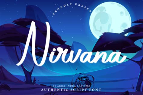 Nirvana Font By Arief Indra Pratama Creative Fabrica