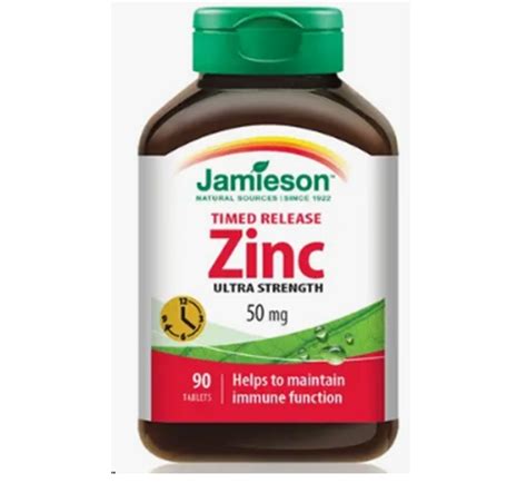 Jamieson Jamieson Zinc 50mg Tablet 90s Buy Online In Bahrain