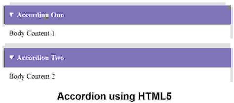 How to Create an Accordion in HTML without Javascript?