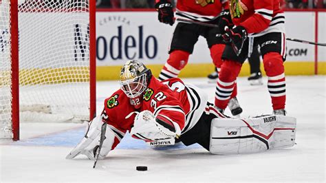 Observations Alex Stalock Impresses But Blackhawks Fall To Red Wings