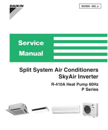 Daikin Air Conditioner Service Manual For Model Fcq18pvju