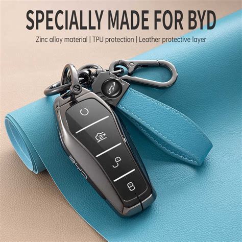 Zinc Alloy Car Case Cover Holder Para Sa Byd Qin Plusdmi Atto Han Ev