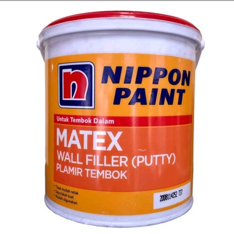 Jual Plamir Tembok Nippon Paint Putty 1kg Matex Wall Filler Putty 1kg