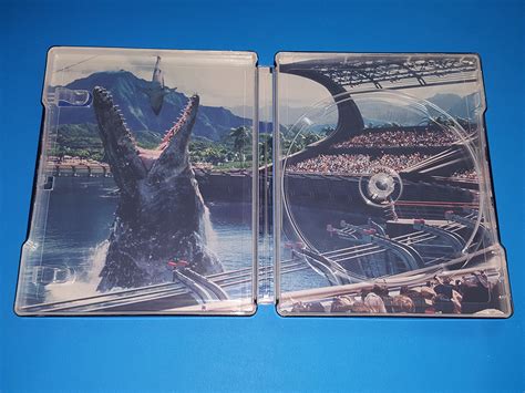 Fotografías del Steelbook de Jurassic World en Blu ray Italia