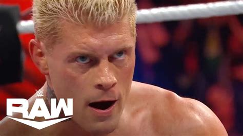 Cody Rhodes Finishes His Story With Shinsuke Nakamura WWE Raw