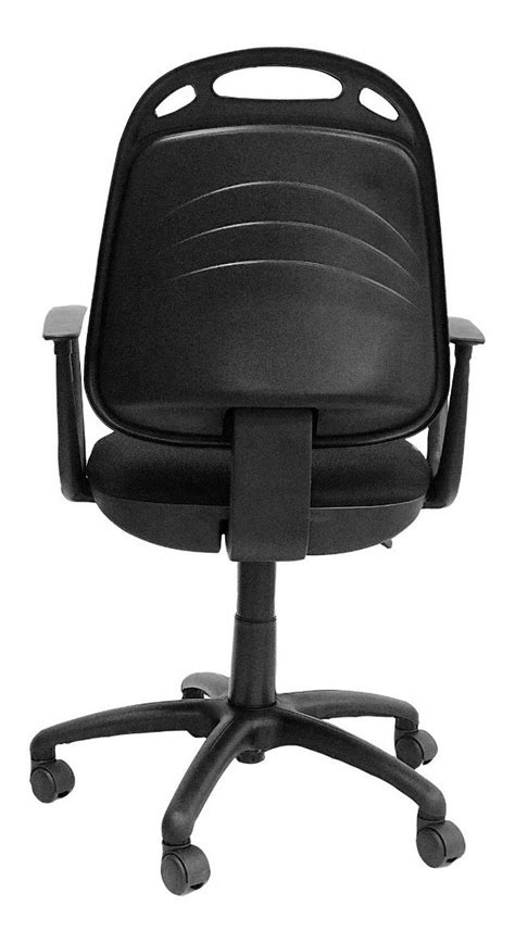 Silla De Escritorio De Outlet Diva Ergon Mica Negra Con Tapizado De