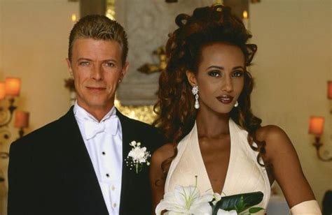 On April 24th in 1992 Iman Abdulmajid and David Bowie got married ...