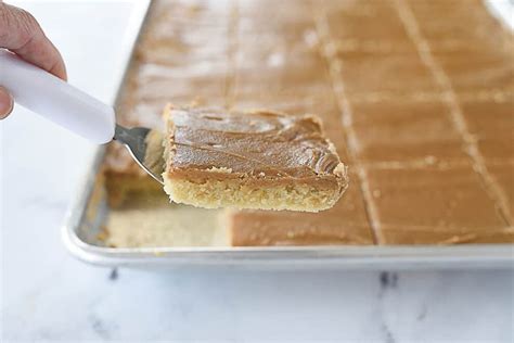 Caramel Sheet Cake Recipe By Leigh Anne Wilkes