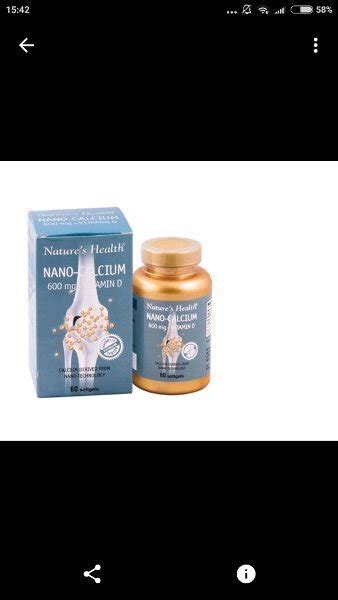 Jual Natures Health Nano Calcium 60 Softgels Di Lapak Meila Shop