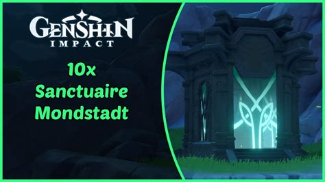 Genshin Impact Emplacement Des Sanctuaires De Mondstadt YouTube