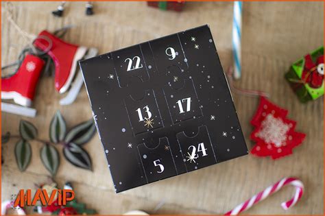 Calendrier De Lavent Cube Personnalis Pour Les Entreprises Mavip