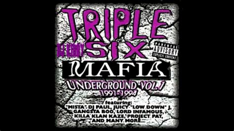 Triple Six Mafia Underground Vol 1 Chopped And Screwed By Dj Kirby