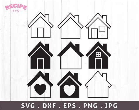 House Svg House Outline Svg House Png Home Svg House - Etsy in 2022 | House outline, House ...