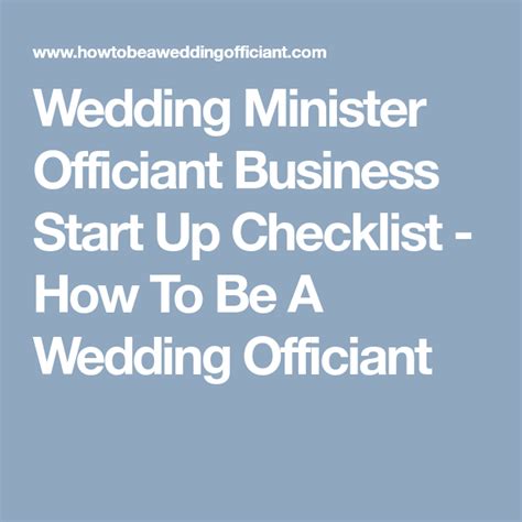 Start Your Own Wedding Officiant Business