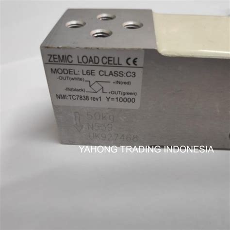 Jual Load Cell Timbangan Digital 50Kg Loadcell Zemic L6E 50 Kg Shopee