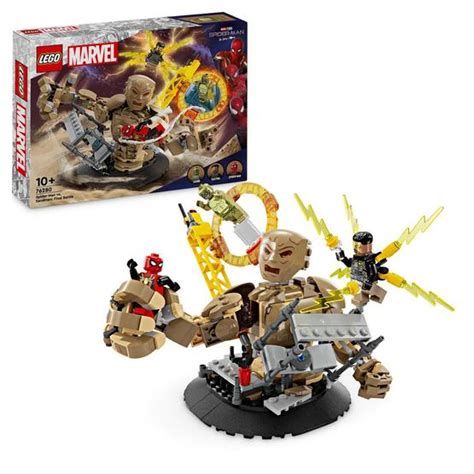 Lego Marvel 76280 Spider Man Mot Sandman Slutstriden Hem