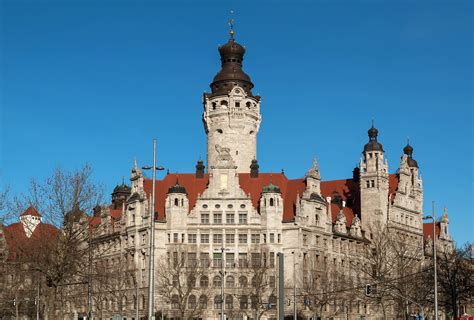 Leipzig New Town Hall Photoportico