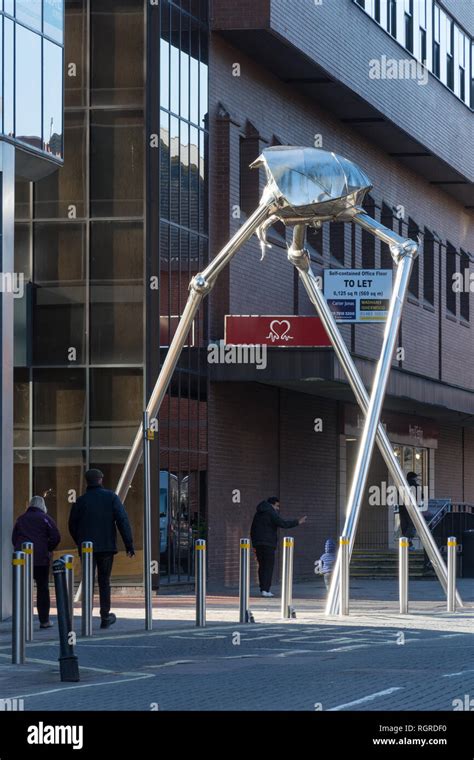 The Seven Metre High Sculpture Of A Martian Tripod From War Of The