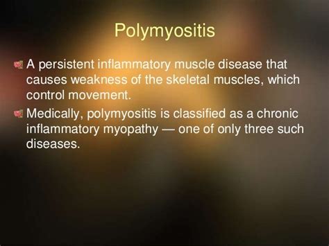 Polymyositis Dermatomyositis