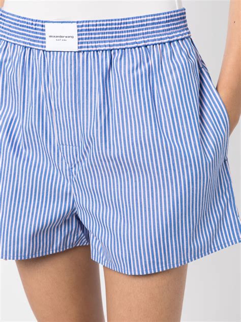 Alexander Wang Striped Boxer Shorts - Farfetch