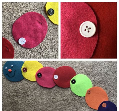Buttoning Activity for Kids