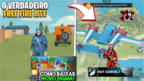 COMO BAIXAR E INSTALAR O NOVO JOGO SIGMA FREEFIRE LITE NO ANDROID E