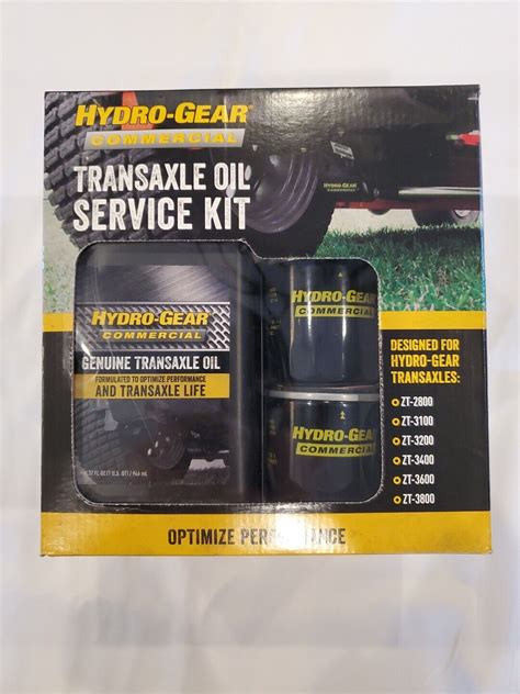 Hydro Gear Commercial Transaxle Oil Service Kit Zt