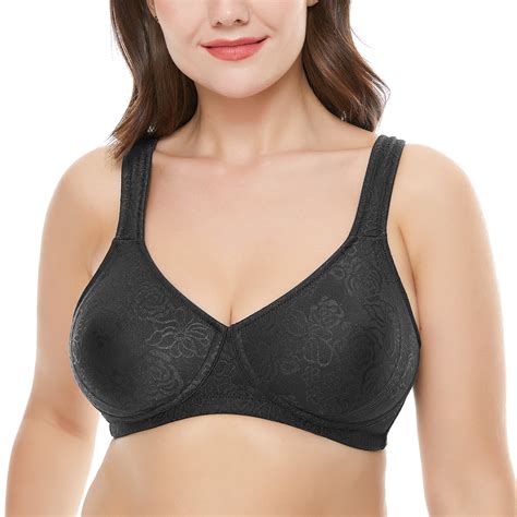 Wingslove Womens Full Coverage Wireless Support Non Padded Plus Size