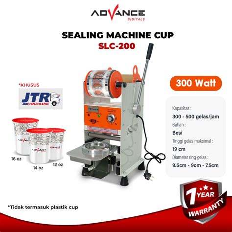 Jual Advance Digitals Sealing Machine Advance Slc Cup Sealer Mesin