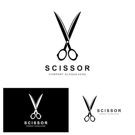 Tijeras Dise O De Logotipo Vector Ilustraci N Herramienta De Corte