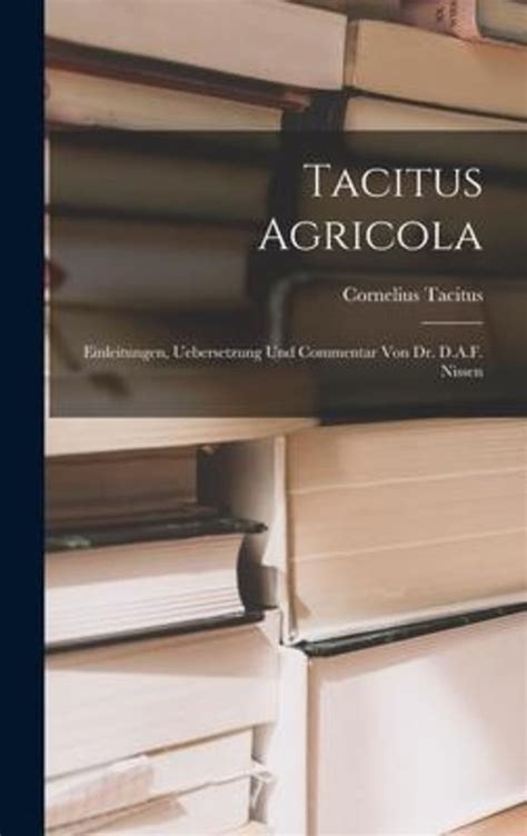 Tacitus Agricola Von Cornelius Tacitus Buch