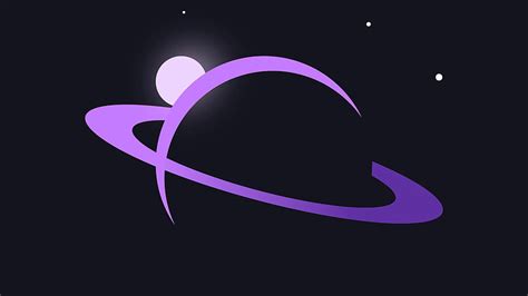 Minimalism Purple Saturn Planet Space Minimalism Hd Wallpaper Pxfuel