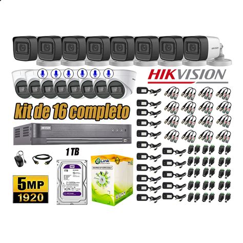 Ripley Kit C Mara Seguridad Hikvision Ri H K Mp