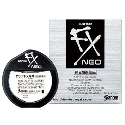 Японские капли для глаз Santen Sante FX NEO Silver от усталости с ...