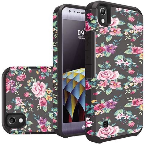 LG Tribute HD Phone Case By Insten Colorful Roses Floral Slim Hybrid