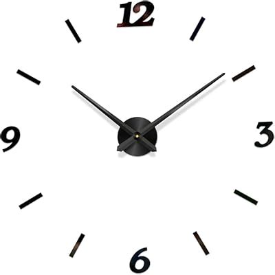 Amazon Timelike D Diy Wall Clock M Modern Frameless Large D