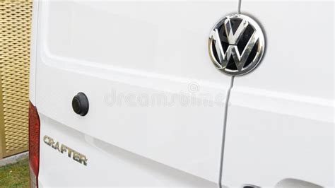 Volkswagen Crafter Vw Logo Sign And Brand Text On Panel Van German European Car Editorial Stock