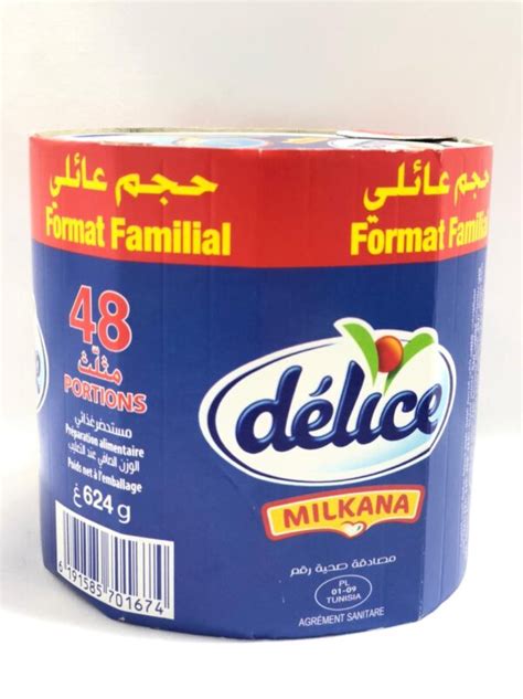 FROMAGES DELICE MILKANA 48 PORTIONS 624G CIMAMARKET