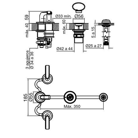 Griferia Para Bidet Fv Cipres Cierre Ceramico Cromo N Familia