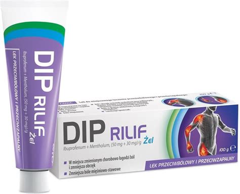 Leki przeciwbólowe Dip Rilif żel (0,05g + 0,03g)/g 100g - Opinie i ceny ...