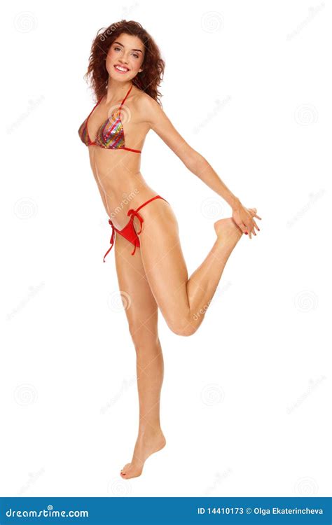 Slim Beauty Stock Image Image Of Positive Attractive