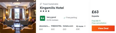 4 Kingsmills Hotel With Spa And Indoor Pool In Inverness For £63