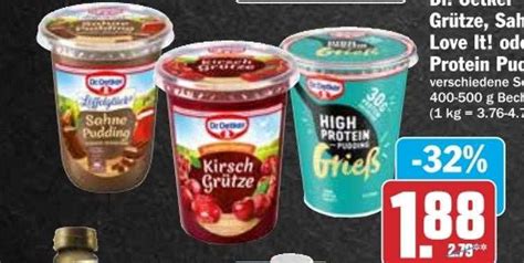 Dr Oetker Grütze Sahne Pudding Love It Oder High Protein Pudding