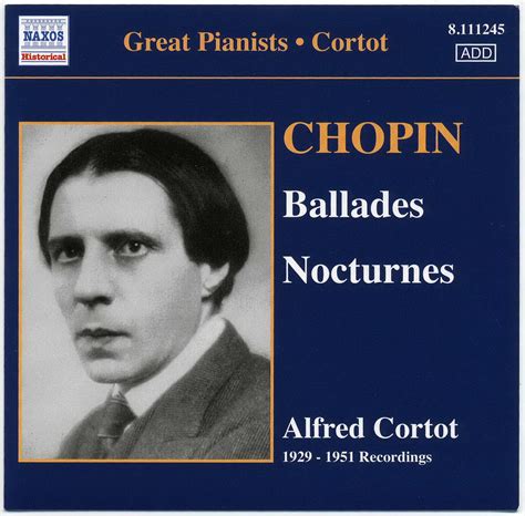 Diabolus In Musica: Chopin - Ballades, Nocturnes - Alfred Cortot